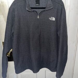 The North Face Men's Charcoal Zip-Up Sweater